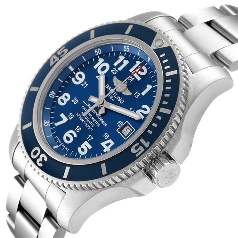 breitling superocean 44mm blue